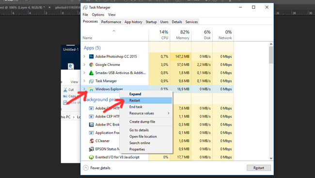 cara mengatasi start menu error